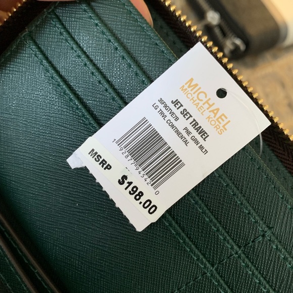 Full size wallet 💚 green MK logo - Picture 4 of 5